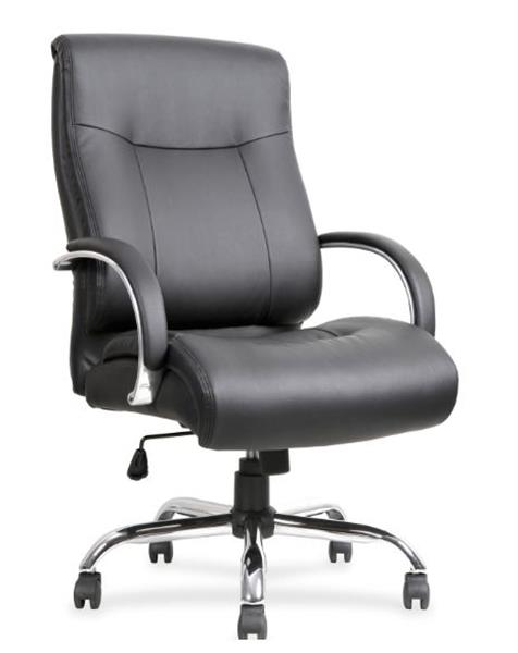 Lorell Leather Deluxe Big/Tall Chair